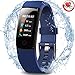 MorePro Waterproof Health Tracker, Fitness Tracker Color Screen Sport Smart Watch,Activity Tracker with Heart Rate Blood Pressure Calories Pedometer Sleep Monitor Call/SMS Remind for Smartphones Gift