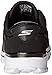 Skechers Performance Men's Go Walk 3 Compete Lace-Up Walking Shoe, Black/White, 8.5 M US