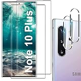 [2+2 Pack] Galaxy Note 10 Plus Screen Protector,9H