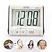 ingleby Mini Portable Large Digital LCD Display Clock Loud Alarm Cooking Kitchen Timer Sport Stopwatches Magnetic with Stand -Battery Included (2 Packs)