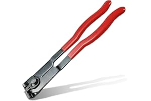 BDZMC CV Boot Clamp Plier, Ear Type CV Boot Crimp Tool, Carbon Steel Axle Boot Clamp Plier, Universal Car Repair Tool for Most Cars