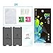 [2 Pack] Samsung Galaxy S7 Privacy Tempered Glass Screen Protector, Haodewei [Easy-Install] Bubble Free [Touch Sensitive] +1 Pack Carbon Fiber Back Protector [Not Fit For S7 Edge]