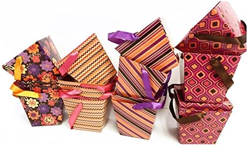32 Count Mini Treat Pail Favor Boxes with Ribbon Handles
