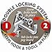 Triton Products 76995 DuraHook Zinc Plated Steel Hook and Bin Assortment for DuraBoard 85 Assort Hooks and 10 Assort Bins, 95-Piece