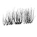 Magnetic False Eyelashes Upgraded Style | 3D Reusable Magnet Eye Lash Enhancer for Volume, Growth,  Length | Natural Fiber Lashes, Cruelty-Free | Best All Ages, Eye Lid Sizes