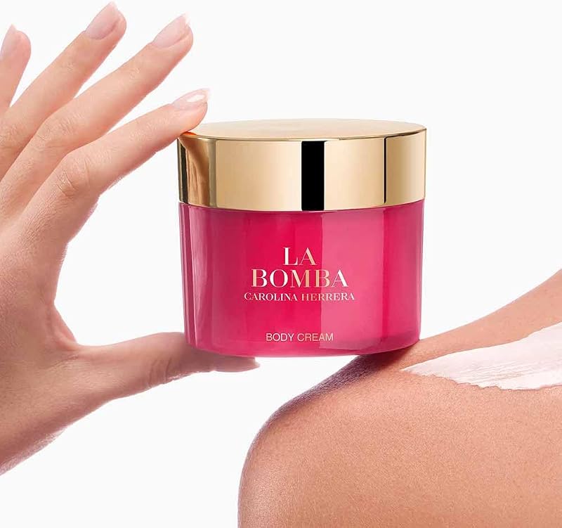La Bomba Luxury Body Cream, 200ml, cuidados hidratantes ricos em embalagem elegante com detalhes dourados