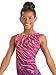 GK Girls Gymnastics Leotard | Pink and Purple Sassy Safari Gym Leo for Girls (Purple, CM)