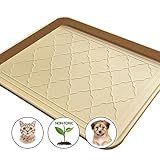 Premium Pet Food Tray - Large Dog And Cat Food Mat With Non Skid Design - Best For Containing Spills and as Pet Feeding Mat