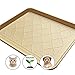 Easyology Premium Pet Food Tray - Dog Food Mat and Cat Food Mat with Non Skid Design - Best Pet Bowl Mat for Containing Spills, 17.5'' x 14’'