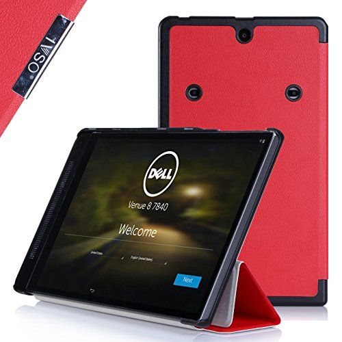 IVSO DELL Venue 8 7840 Case - Ultra Lightweight Dell Venue 8 7000 Series 7840 Slim Smart Cover Case-(Lifetime warranty)-Will only fit Dell Venue 8 7000 Series 7840 Series 8.4-inch (2015 Version) Tablet (Red) IVSO DELL Venue 8 7840 Case - Ultra Lightweight Dell Venue 8 7000 Series 7840 Slim Smart Cover Case-(Lifetime warranty)-Will only fit Dell Venue 8 7000 Series 7840 Series 8.4-inch (2015 Version) Tablet (Red)