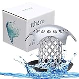 ttbero Hair Catcher Shower Drain for Bathtub Drain, Tub Hair Strainer Sink Drain Strainer Anti-Rust Anti-Mold Fast Water Drain Fit Drain Size from 1.46''to 1.76'' (2PCS)