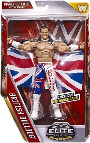 WWE MATTEL ELITE SERIES 39 BRITISH BULLDOG WRESTLING FIGURE ELITE