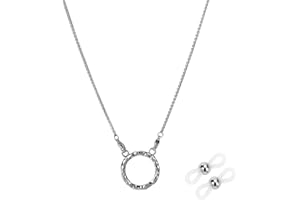 HONGEELY Glasses Holder Chain Loop Eyeglasses Necklace Ring for Women Reading Glasses Sunglasses Necklace for Men