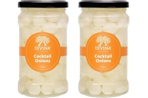DIVINA Cocktail Onions, 10.6 oz each, (2-Pack)
