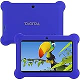 Tagital T7K Kids Tablet, 7 inch Display, Kids Mode Pre-Installed, with WiFi and Camera and Games, HD Kids Edition (Blue)