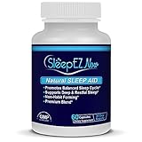 SleepEZNOW- Natural Sleep Aid with Stress Relief. With GABA, Valerian and Melatonin ++ Non-Addictive Sleep Aid, No Side Effects. Made in the USA. 60 Capsules.