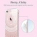 iPhone 6 Plus Case,iPhone 6s Plus Case, ESR Totem Henna Mandala Floral Pattern Design with Soft TPU Bumper+Hard PC Back Cover for 5.5