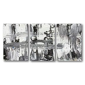 3 Panel Canvas Wall Art Abstract Oil Painting Pictures Home Wall Decorations for Bedroom Living Room Paintings Canvas Prints Framed - 16"x24" x 3 Panels