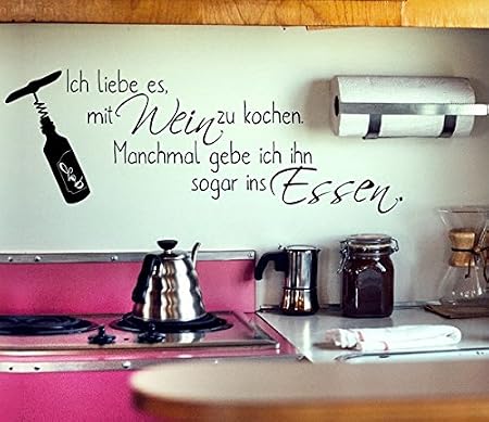 Ich Liebe Esmit Wein Zu Kochenmanchmal Gebe Ich Ihn Sogar Ins