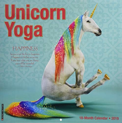 Unicorn Yoga 2019 Wall Calendar Calendar – Wall Calendar, July 15, 2018