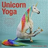 Unicorn Yoga 2019 Wall Calendar by 