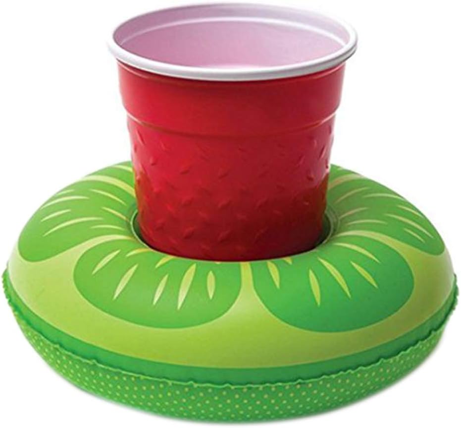 Pool Cup Holders, Inflatable Drink Holder Lemon Floats Inflatable Cup Coasters for Summer Pool Party also for Kids Fun Bath Toys