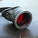 UMBRELLALABORATORY Steampunk Victorian Goggles Welding Glasses Monocle Silver red Lens Right Eye