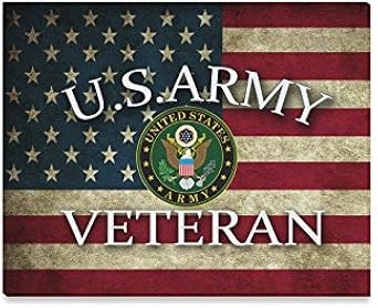 Amazon Com Thanksgiving Decor Us Army Veteran Retro American Flag