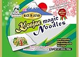 Easy to Prepare, No Boiling, Shirataki Magic Noodles [4-pk], Non-GMO, Gluten-Free, No Drain/Rinse needed, Vegan, Konjac, Konnyaku, Low Carb, Low Calories, Instant