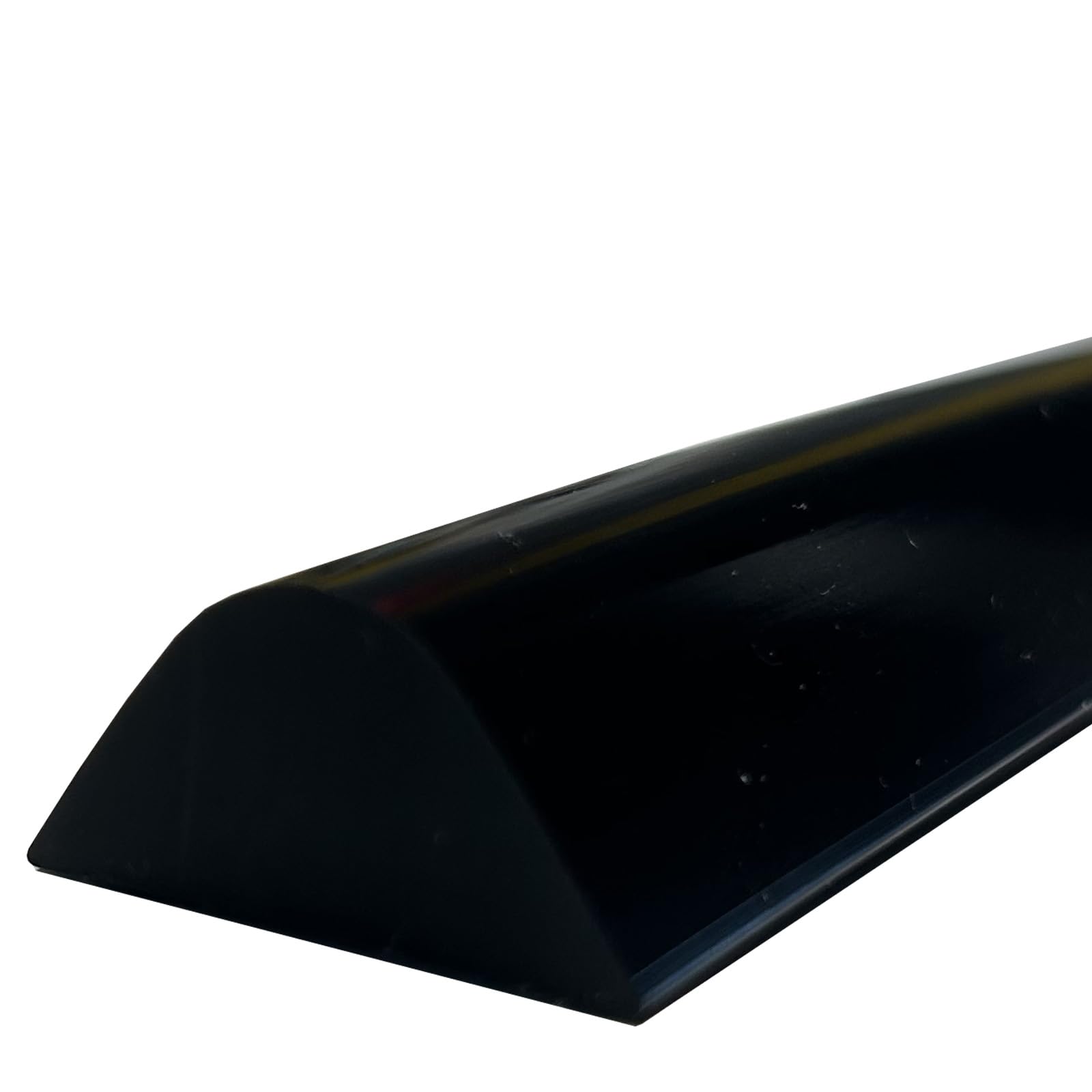 Photo 1 of 1/2" High Collapsible Shower Threshold Water Dam Barrier 118" Shower Water Stopper Barrier Shower Splash Guard For Walk In Shower Water Guard Suitable For Bathrooms Kitchens To Block Water Flow Black