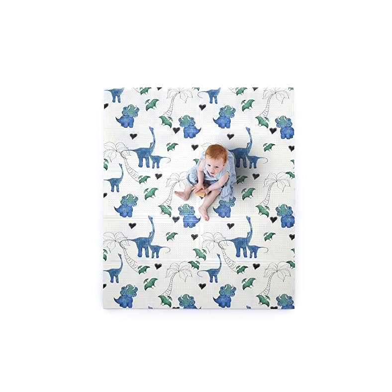 JumpOff Jo – Large Waterproof Foam Padded Play Mat for Infants, Babies, Toddlers, Play & Tummy Time, Foldable Activity…
