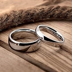 MJ Metals Jewelry 3mm White Tungsten Carbide