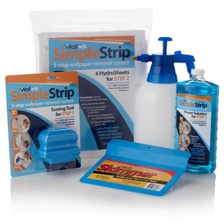 Simple strip small project wallpaper removal kit