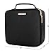 SONGMICS 10.1 Inch Makeup Cosmetic Case Organize Travel Train Case Cosmetic Bag Organizer with Adjustable Dividers Toiletry Jewelry Digital accessorie Case Black UMUC23BK