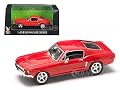 1968 Ford Mustang Gt Red 1/43 Diecast Model Car By Road Signature 43206