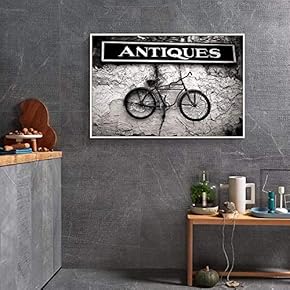 Floating Framed for Living Room Bedroom Black and...