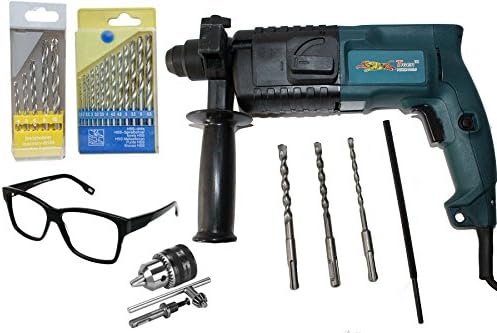 Digital Craft Tiger 220V 20mm Rotary Hammer Drill Machine – Powerful Electric Hammer Drill for Concrete, Masonry & Wood, Heavy-Duty Combo Set