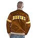 STARTER Adult Men NHL Legecy Retro Satin Jacket Boston Bruins, Small, Brown