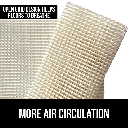 The Original Gorilla Grip Extra Strong Rug Pad Gripper, Grips Keep Area Rugs in Place, Thick