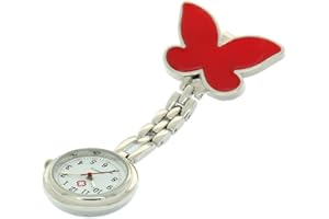 FOBTIME Silicone Pocket Brooch Clip Fob Medical Nurse Watch Pocket Clock Gift for Hospital Doctors Nursing Timepiece
