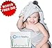 Kck Baby Hooded Towel & Bib Set - 100% Organic Bamboo Fiber - Extremely Soft - Gray Color With Adorable Koala Desgin - 34x34 inch
