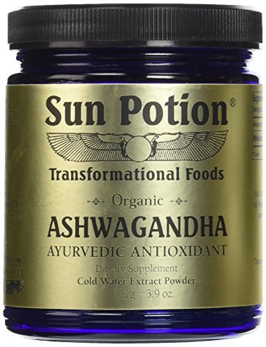 SUN POTION Organic Ashwagandha Root Extract - 111g Jar by Sun Potion