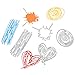 Doodle Cutting Dies Set Sketches Metal Stencil Template Block For DIY Paper Card