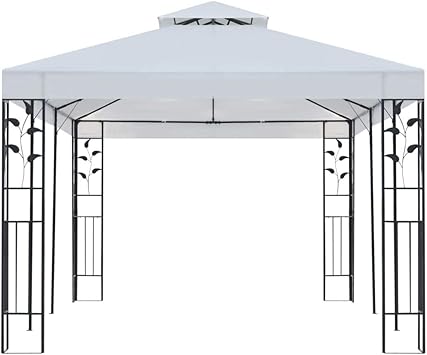 Tente De Reception Tente De Jardin Chapiteau Jardin Resistance Aux Uv Et A Leau En Metal Tonnelle 3 X 4 M Blanc Festnight Tonnelles Com Jardin