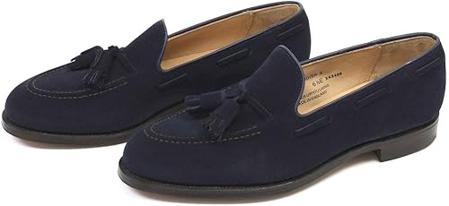 Amazon クロケット ジョーンズ タッセルローファー キャベンディッシュ ネイビースエード Cavendish Ocean Suede Crockett Jones クロケット ジョーンズ ビジネスシューズ