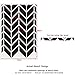 J BOUTIQUE STENCILS Wall Large Herringbone Shuffle Allover Modern Wall Stencil for Easy Stenciled DIY Decor