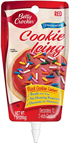 Betty Crocker Cookie Icing 7oz Pouch, Red, 7 Ounce