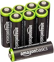 AmazonBasics AA Rechargeable Batteries (8-Pack) Pre-charged - Packaging May Vary