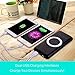 Qi Wireless Power Bank Cloele High Capacity 12000 Mah Portable Wireless Charger Pad External Battery Packs 2 in 1 with Dual Fast Charging Port for iPhone XS iPhone Max Galaxy Note 8 S8 S9 and More