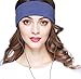 FIRIK Sleep Headphones, with Adjustable Headband Cozy Comfortable Soft Headphones for Sleeping, Air Travel, Sports, Relaxation, Meditation and Relief (Blue)